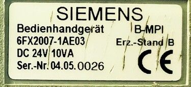 6FX2007-1AE03 | Siemens Accessories